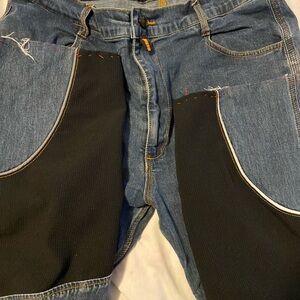 Men’s Rerto ISSALINE STRETCH Stylish Blue and Black Men's Jeans 30